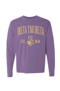 Delta Tau Delta Crest Long Sleeve