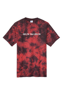 Crystal Red Tie-Dye Tee