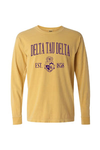 Delta Tau Delta Crest Long Sleeve