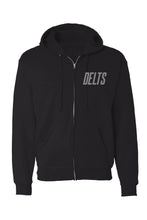 Load image into Gallery viewer, Not Your Average Delts Zip Up Hoodie
