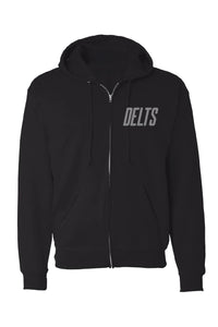 Not Your Average Delts Zip Up Hoodie