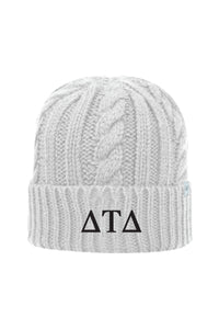 Embroidered Twill Beanie