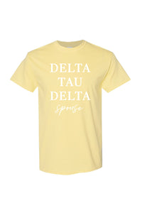 Yellow Delta Tau Delta Spouse Tee