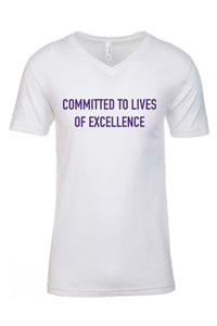 Committed V-Neck Tee