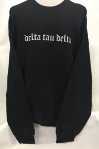 Old English Crew Neck Sweatshirt