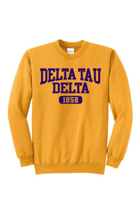 Delta Tau Delta 1858 Crewneck Sweatshirt