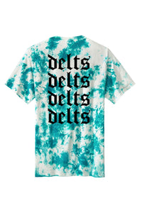 Teal Crystal Tie-Dye Tee